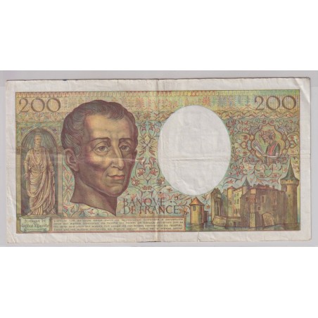 200 Francs Montesquieu - 1990 - E.113 - TTB