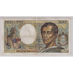 200 Francs Montesquieu - 1985 - R.034 - TTB