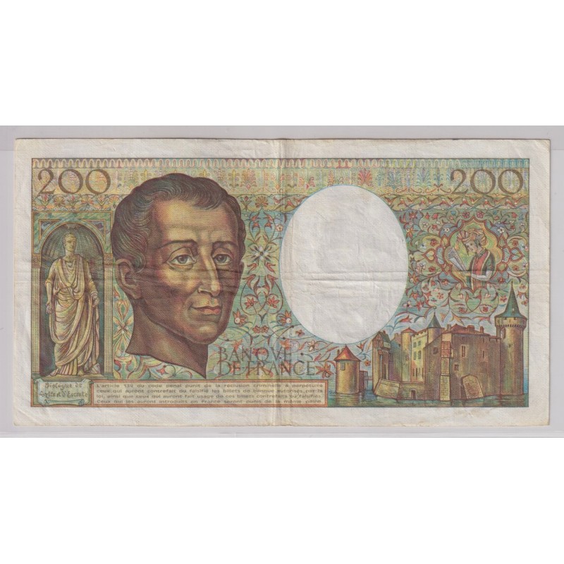 200 Francs Montesquieu - 1985 - R.034 - TTB