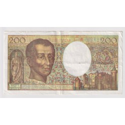 200 Francs Montesquieu - 1992 - TTB - visuel non contractuel 2
