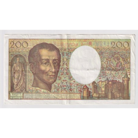 200 Francs Montesquieu - 1992 - TTB - visuel non contractuel
