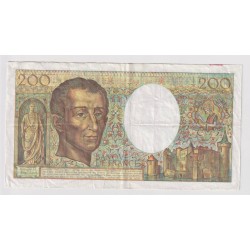 200 Francs Montesquieu - 1991 - TTB - visuel non contractuel 2