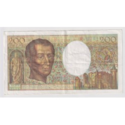 200 Francs Montesquieu - 1989 - TTB - visuel non contractuel 2