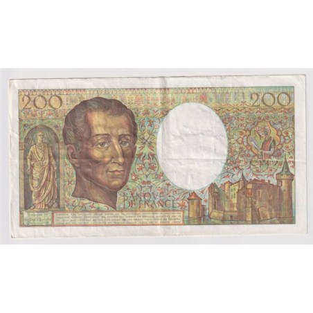 200 Francs Montesquieu - 1989 - TTB - visuel non contractuel