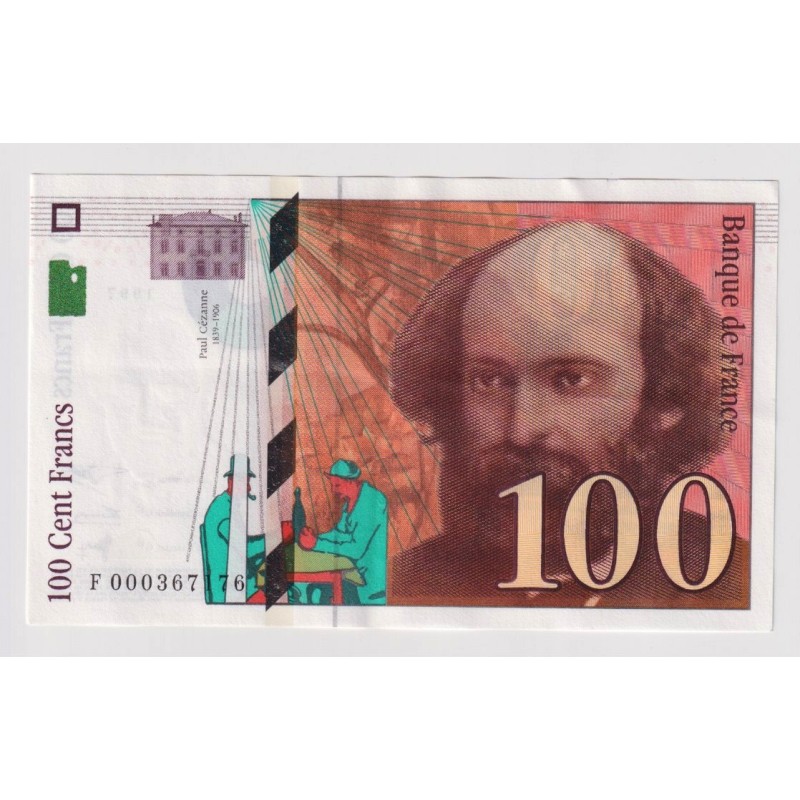 100 Francs Cézanne - 1997 - F - TTB+