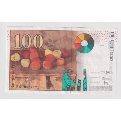 100 Francs Cézanne - 1997 - F - TTB+ 2