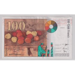 100 Francs Cézanne - 1997 - M - TTB+ 2