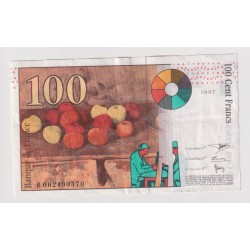 100 Francs Cézanne - 1997 - R - TTB+ 2