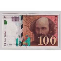 100 Francs Cézanne - 1997 - Z - TTB+