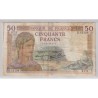 50 Francs cérès - 4.04.1940 - TB+