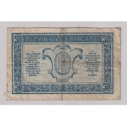 Trésorerie aux armées - 50 Centimes - 1917 - Alphabet A - TB+ 2