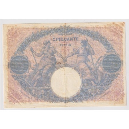 50 Francs Bleu et rose - 6.02.1914 - TB+