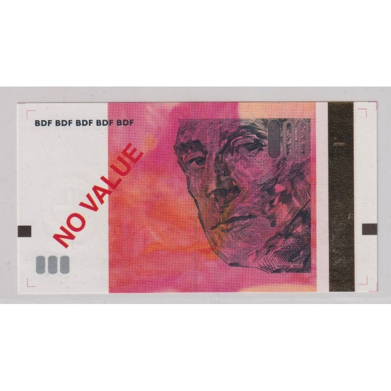 Billet - 10 Euro Ravel - échantillon no value - Neuf