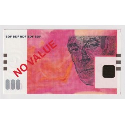 Billet - 50 Euro Ravel - échantillon no value - Neuf