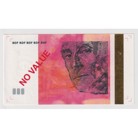 Billet - 20 Euro Ravel - échantillon no value - Neuf