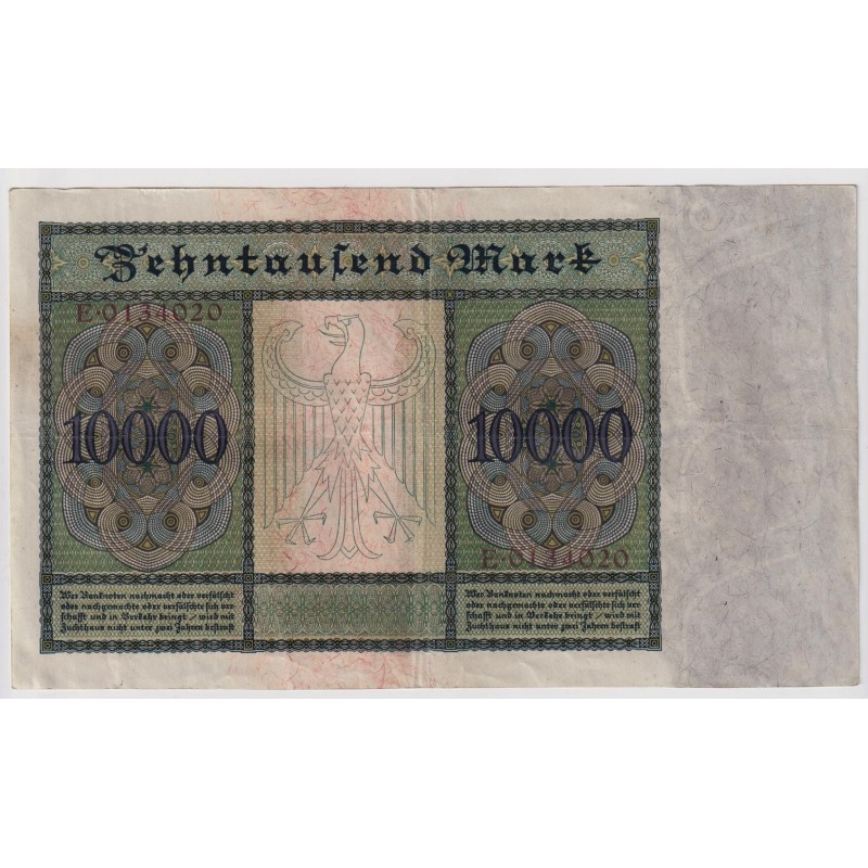 Allemagne - 10000 Marks 1922 - TTB