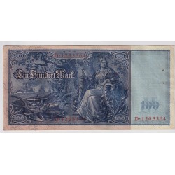 Allemagne - 100 Mark 1908 - TTB 2