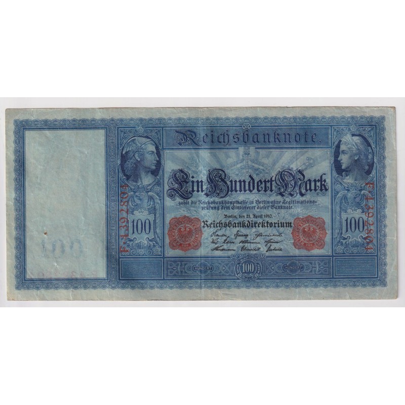 Allemagne - 100 Mark 1910 - TTB