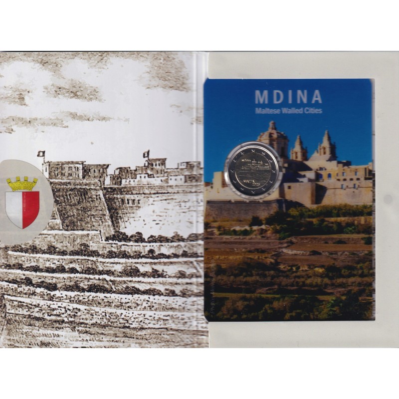 Malte - 2 Euro 2025 - Ville de Mdina - Brillant Universel