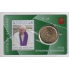 Coincard Vatican N°46 - 50 Cents 2023 - Pape François - Timbre et monnaie
