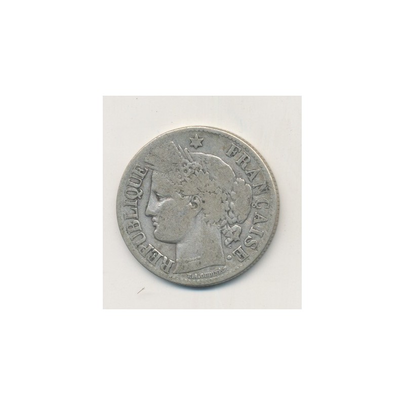 Cérès - 2 Francs - 1871 K Bordeaux - avec légende