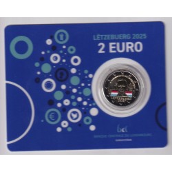 2€ Luxembourg 2025 - 25e anniversaire de l'Ascension au trône du Grand-Duc Henri - en couleur