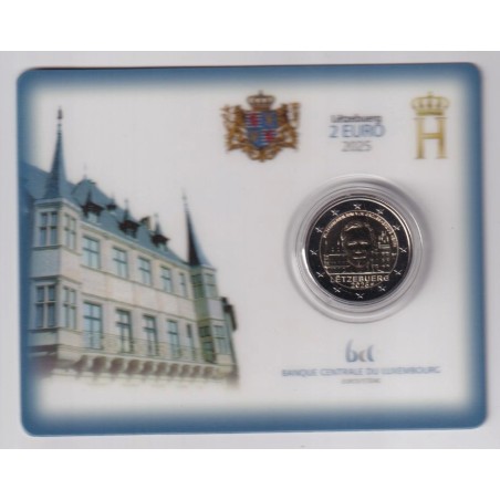 2€ Luxembourg 2025 - 25e anniversaire de l'Ascension au trône du Grand-Duc Henri 