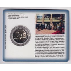 2€ Luxembourg 2025 - 25e anniversaire de l'Ascension au trône du Grand-Duc Henri  2