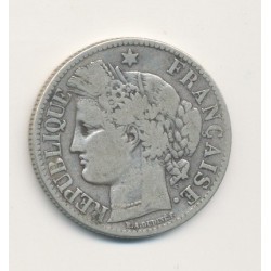 Cérès - 2 Francs - 1872 A Paris - avec légende