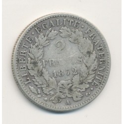 Cérès - 2 Francs - 1872 A Paris - avec légende 2