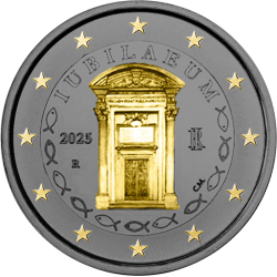 2€ Italie 2025 - Jubilé 2025 - Finition Ruthénium