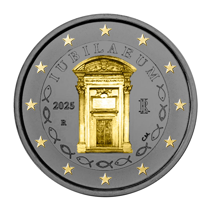 2€ Italie 2025 - Jubilé 2025 - Finition Ruthénium