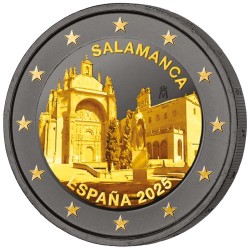 2€ Espagne 2025 - Vieille ville de Salamanque - Finition Ruthénium