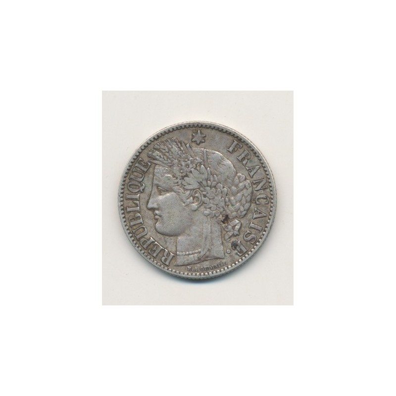 Cérès - 2 Francs - 1872 K Bordeaux - avec légende