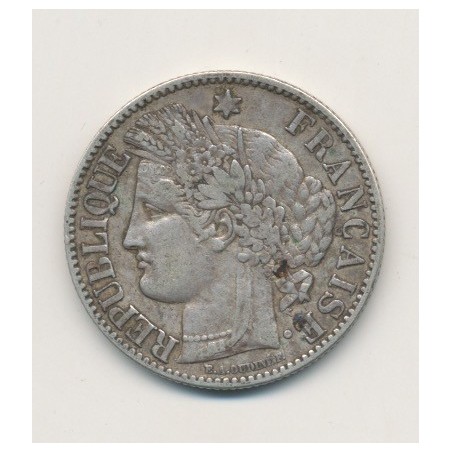Cérès - 2 Francs - 1872 K Bordeaux - avec légende