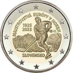 2€ Slovaquie 2025 - Championnats d'Europe de hockey sur glace
