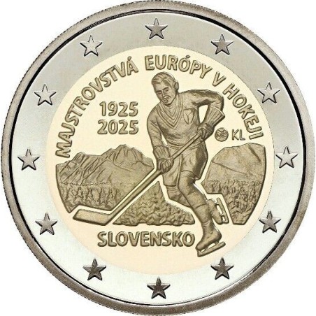 2€ Slovaquie 2025 - Championnats d'Europe de hockey sur glace