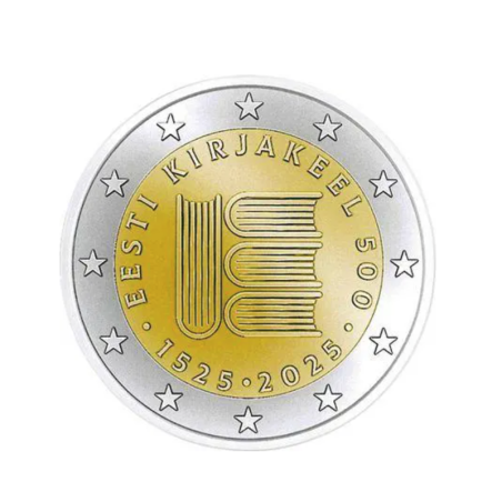 2€ Estonie 2025 - 500 ans littérature estonienne