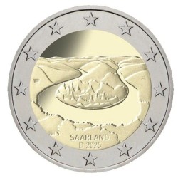  2€ Allemagne 2025 - Saarland – Méandre de la Sarre 