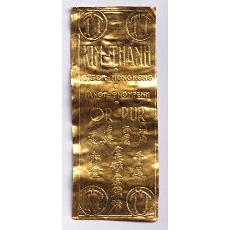 Indochine - Lingot or 1 Tael - Maison Kim Thanh - Or 10,48g