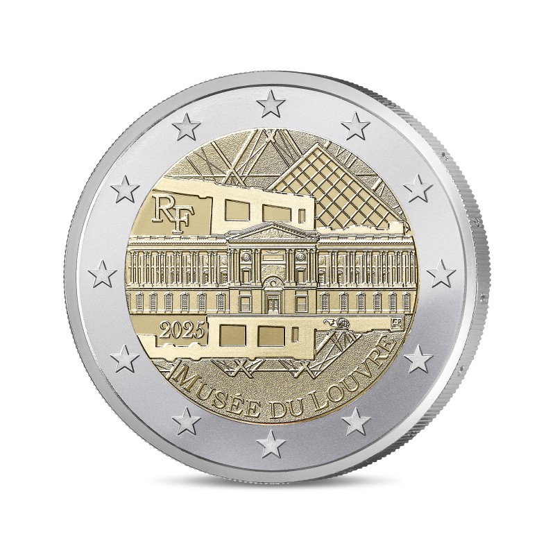 2 Euro 2025 - Musée du Louvre - Coincard La Vénus de Milo