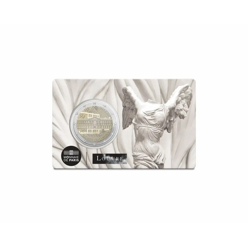 2 Euro 2025 - Musée du Louvre - Coincard La Victoire de Samothrace