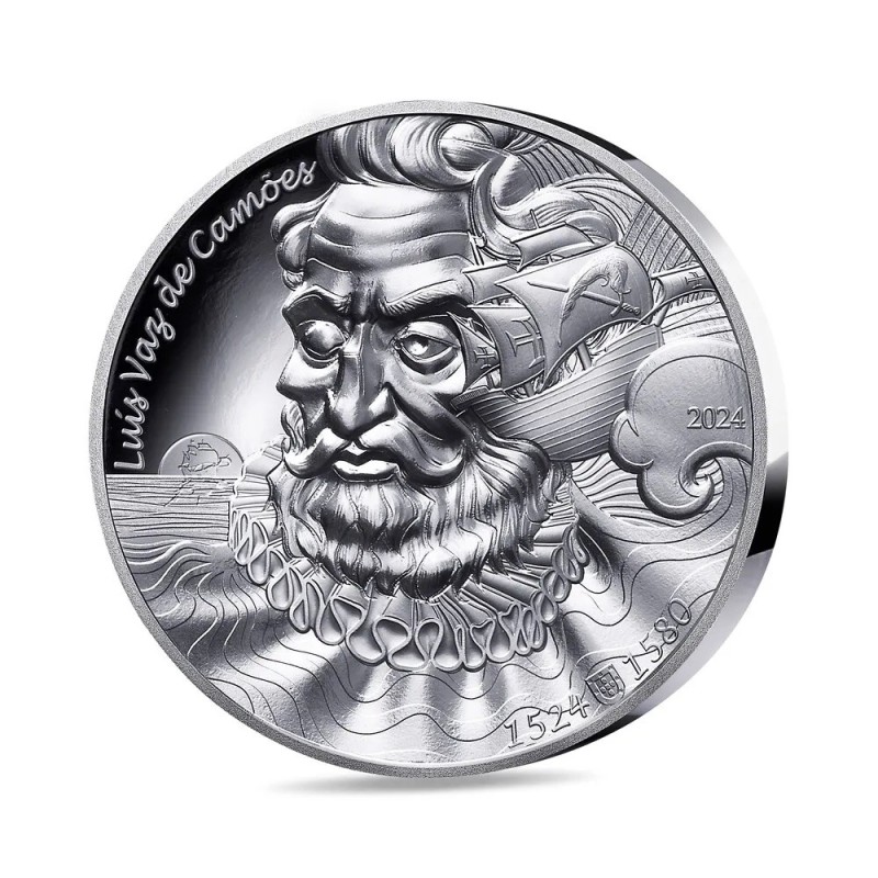 20 Euro 2024 - Luis vaï de camoes - L'art de la plume - argent BE