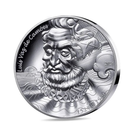 20 Euro 2024 - Luis vaï de camoes - L'art de la plume - argent BE