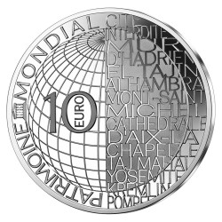 10 Euro 2020 - Cité interdite - Unesco - argent BE 2