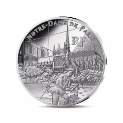 10 Euro 2025 - Notre-dame de Paris - Rives de seine - Unesco - argent BE