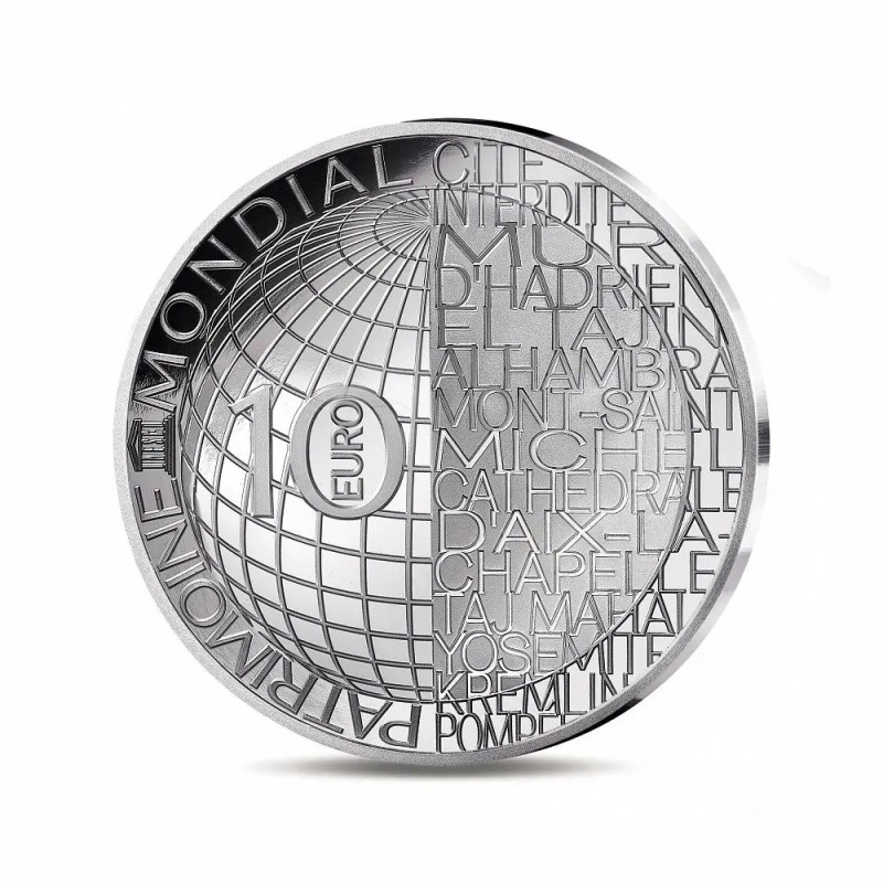 10 Euro 2025 - Notre-dame de Paris - Rives de seine - Unesco - argent BE