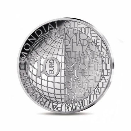 10 Euro 2025 - Notre-dame de Paris - Rives de seine - Unesco - argent BE