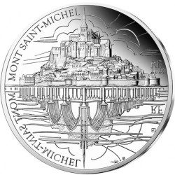 10 Euro 2020 - Mont saint michel - Unesco - argent BE