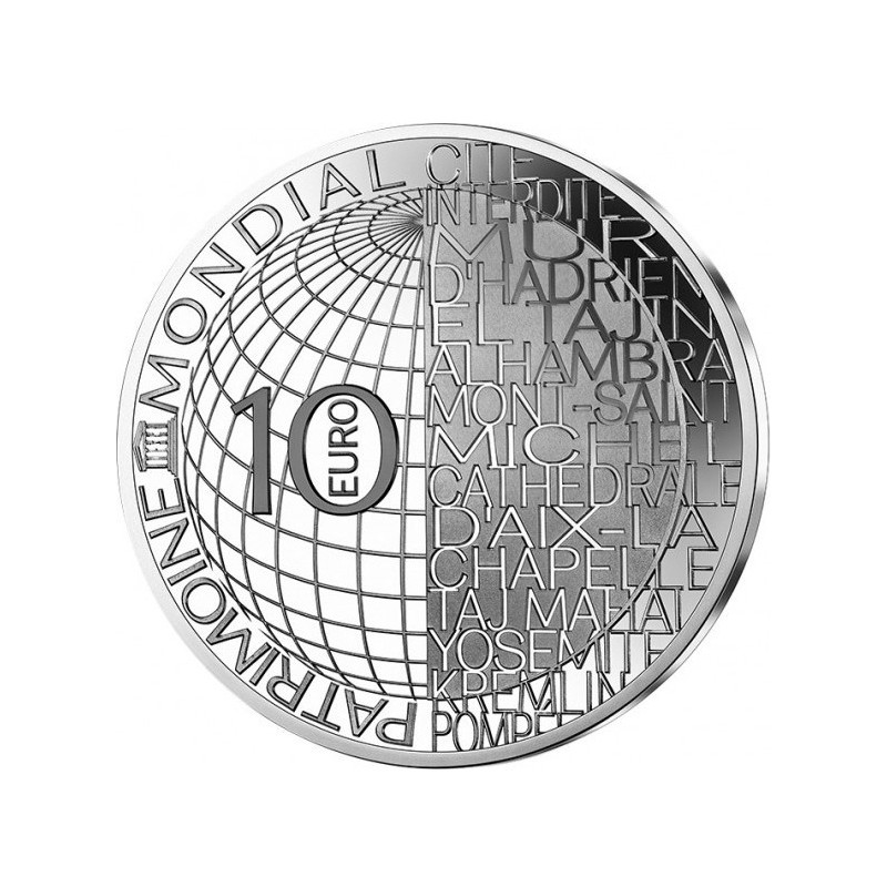 10 Euro 2020 - Mont saint michel - Unesco - argent BE
